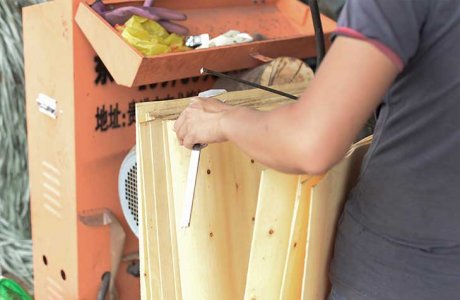 建筑模板原材料質量把關一把手